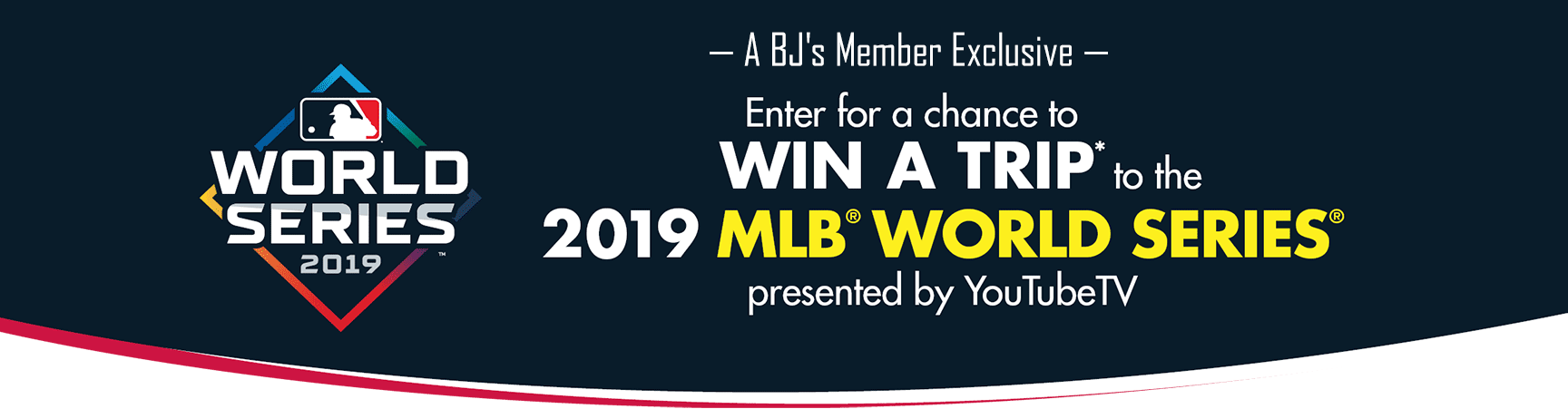 Enter for a chance to win a trip to the 2019 MLB World Series presented by YouTubeTV