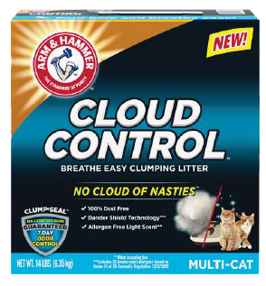 litter cat hammer arm cloud control clumping