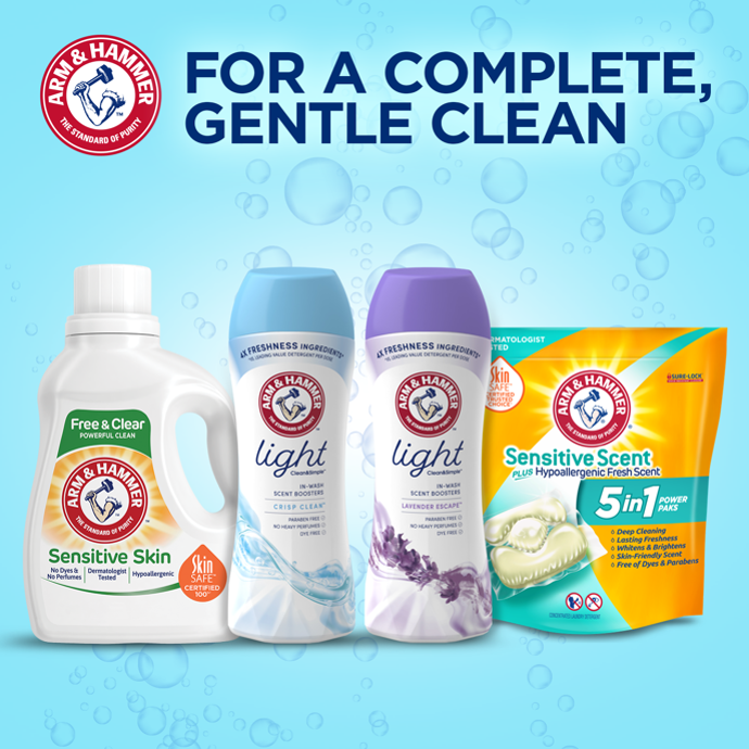 ARM & HAMMER Light Laundry In-Wash Scent Booster, Crisp Clean Scent