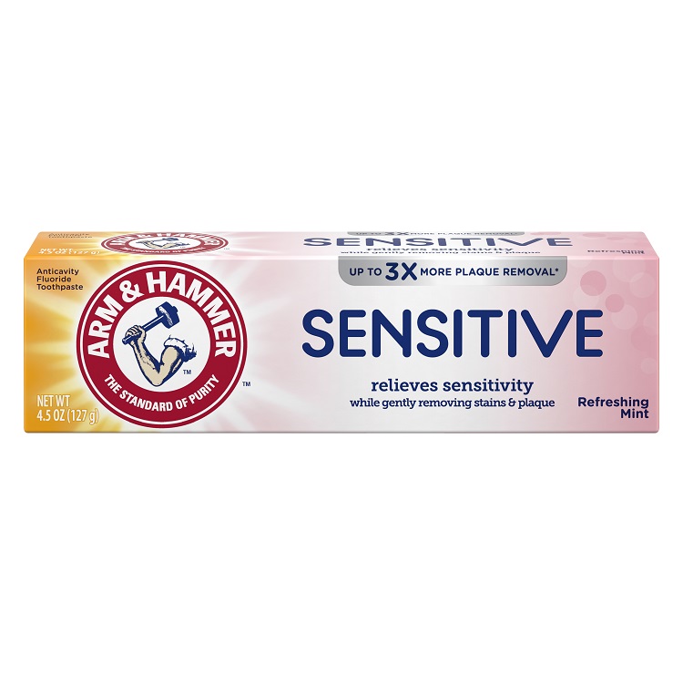 Sample oral care products for sensitive gums