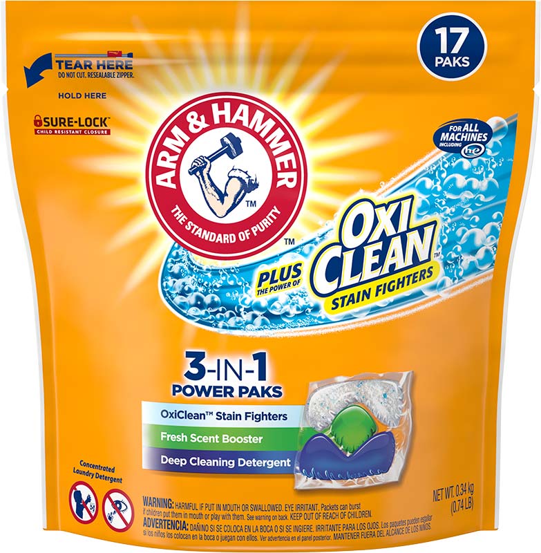 Plus Oxiclean Power Paks 17 count